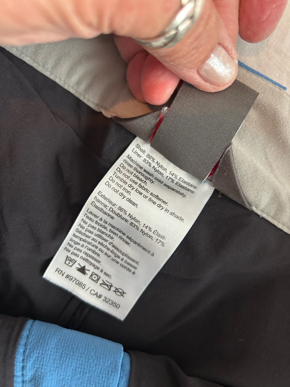 Blue Outdoor Research Ferrosi Skort with Drawstring - Picture 8 of 8